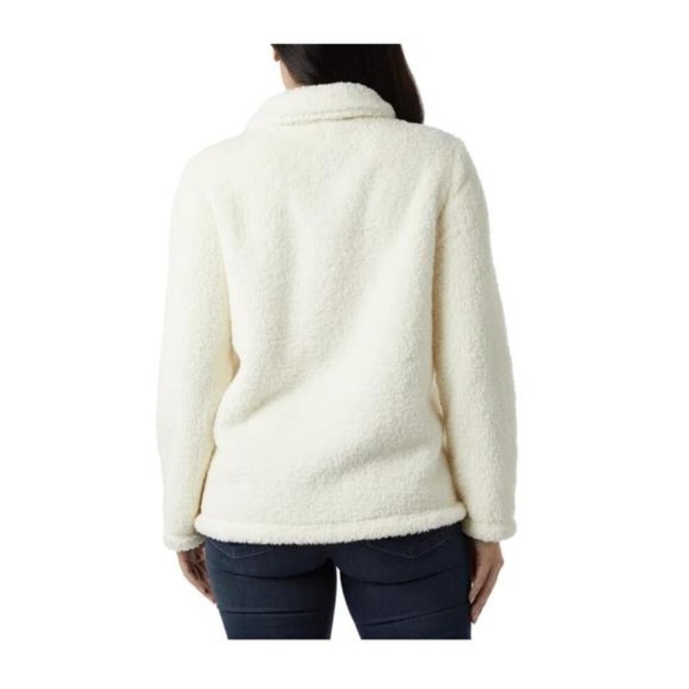 32 Degrees Heat Women's Cozy Fleece Button Front Jacket - Picture 3 of 3